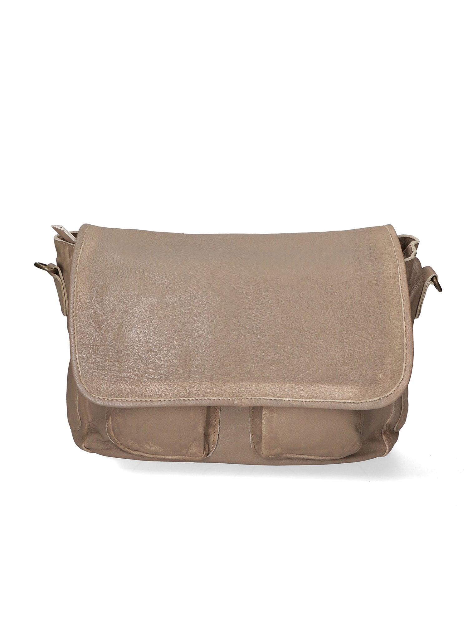borsa a spalla da Donna in Vera Pelle | Gave Lux | GLX22556123FBG-04_TAUPE