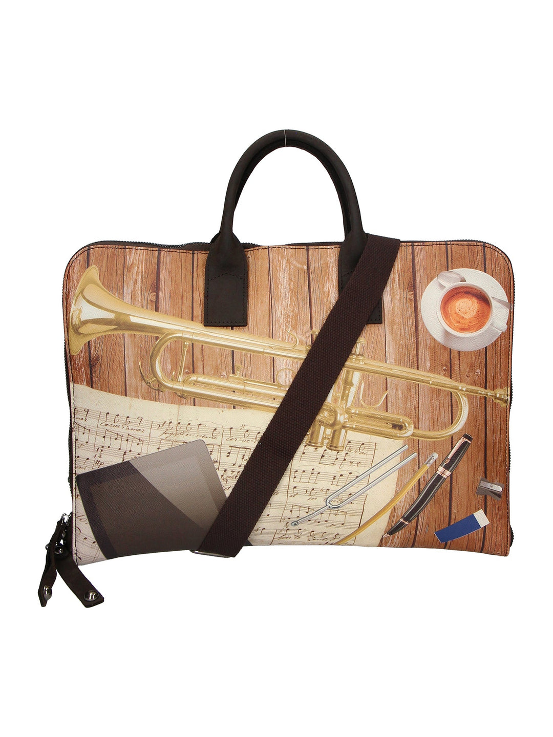 Michela Unisex-Handtasche aus echtem Leder