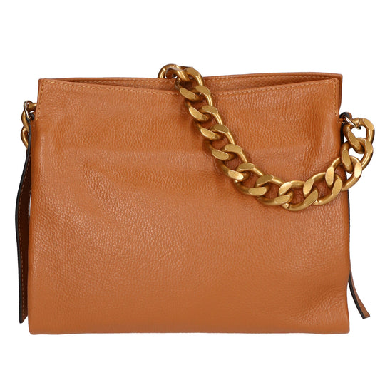 Borsa a spalla da Donna in Vera Pelle | Gave Lux | GLX220611023FBG-D44_CUOIO_COGNAC