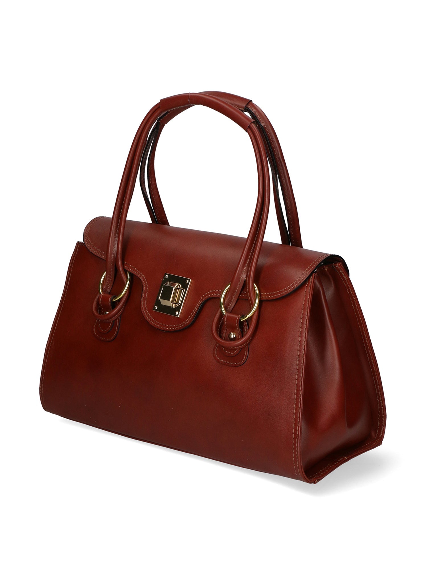 borsa a mano da Donna in Vera Pelle | Gave Lux | GLX22911223FBG-MARRONE_BROWN
