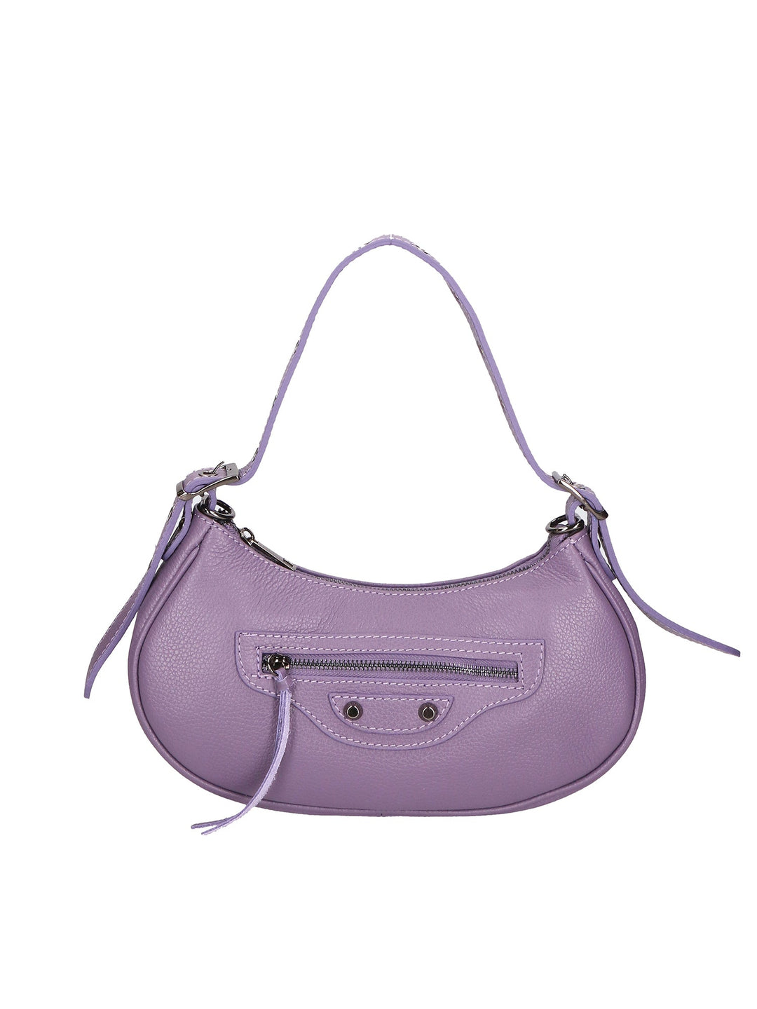 Borsa a spalla da Donna in Vera Pelle | Gave Lux | GLX220654823FBG-VIOLET