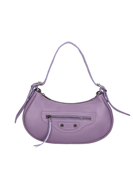 Borsa a spalla da Donna in Vera Pelle | Gave Lux | GLX220654823FBG-VIOLET