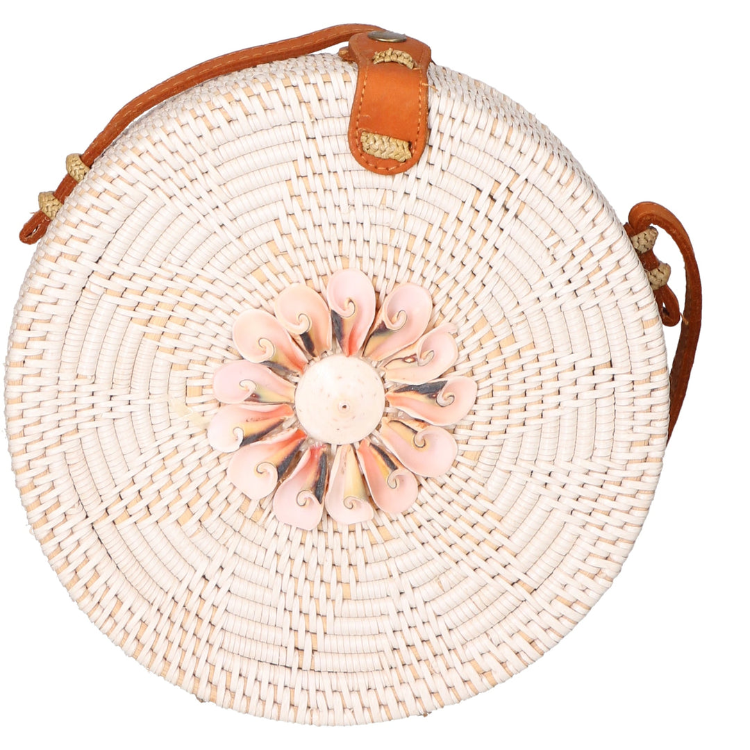 Jessica Borsa a tracolla da Donna in Paglia Intrecciata a mano