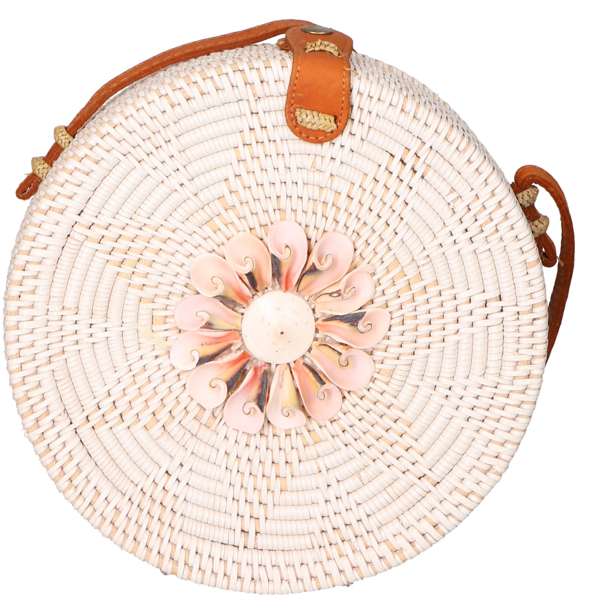 Borsa a tracolla da Donna in Paglia Intrecciata a mano | Gave Lux | GLX228812023FBG-GIANNA