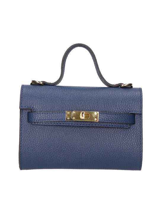 pochette da Donna in Vera Pelle | Gave Lux | GLX220652523FBG-D24_BLU_JEANS