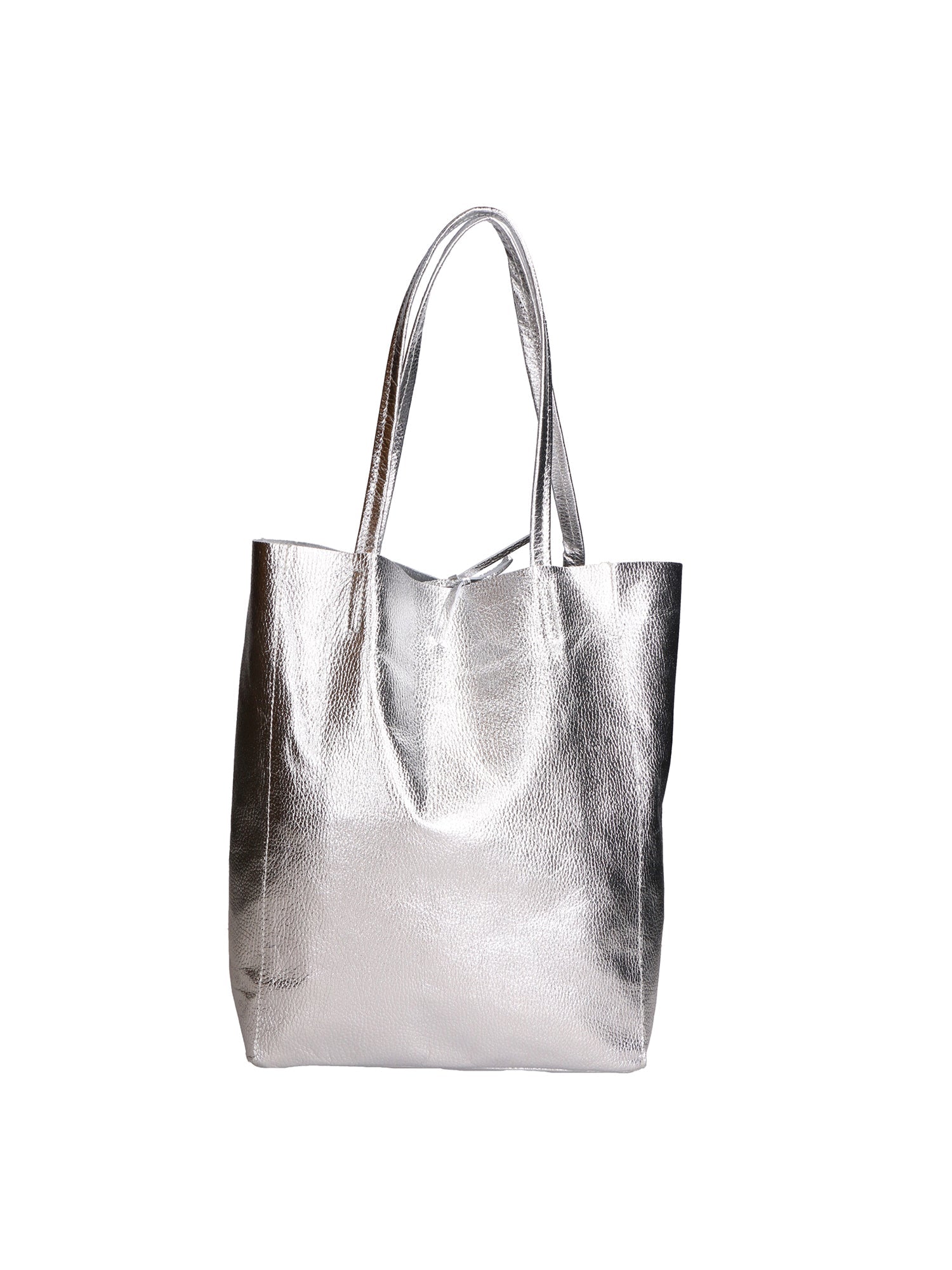 Borsa a spalla da Donna in Vera Pelle | Gave Lux | GLX220592123FBG-DL1_ARGENTO