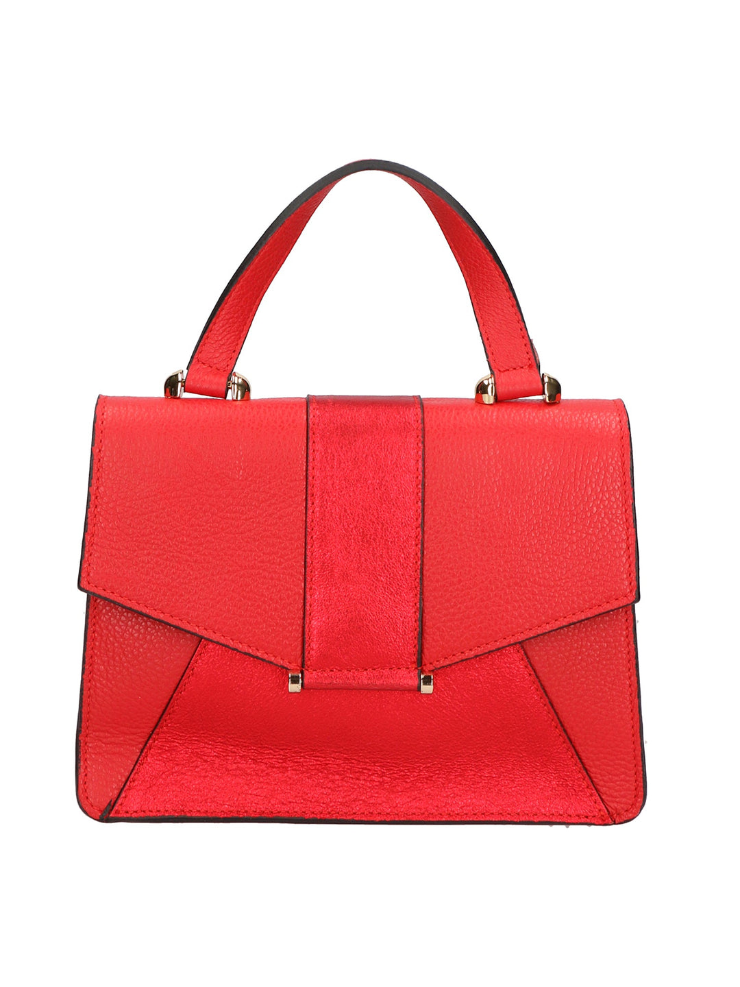 Borsa a mano da Donna in Vera Pelle | Gave Lux | GLX2219184823FBG-ROSSO+ROSSO