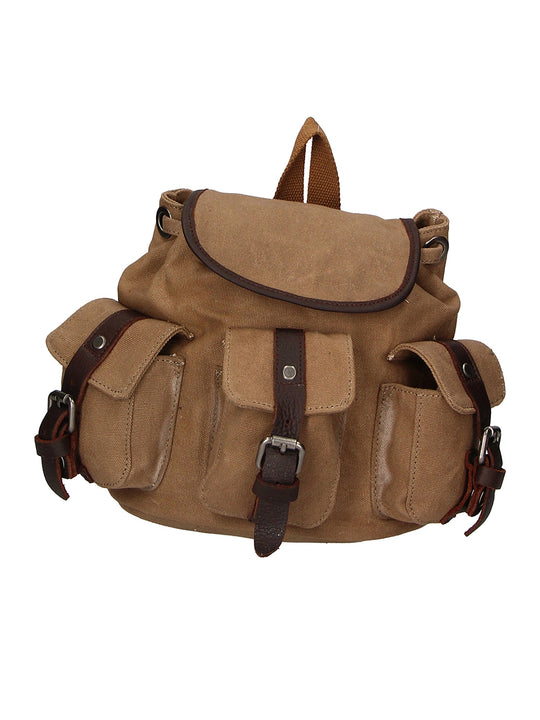 Zaino unisex in Canvas e pelle | Gave Lux | GLX22ZG300623FBG-FANGO_TAUPE