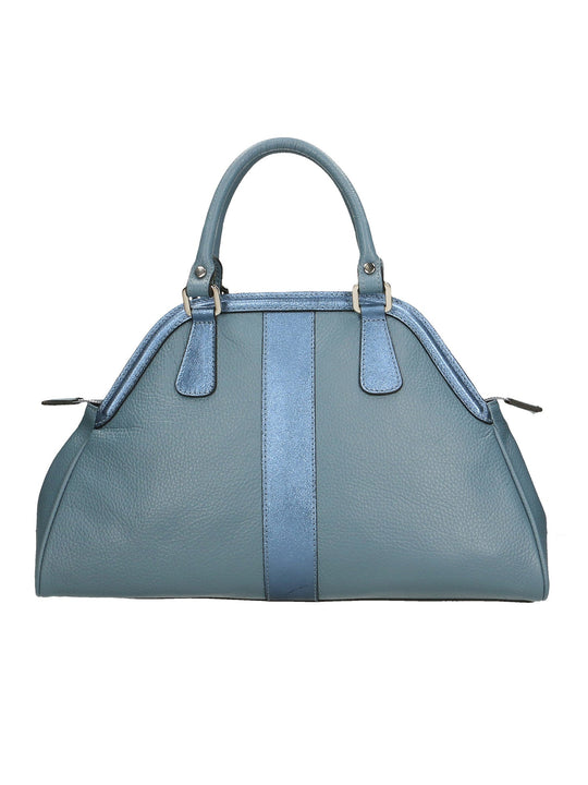 Borsa a mano da Donna in Vera Pelle | Gave Lux | GLX22671023FBG-CIELO+CIELO