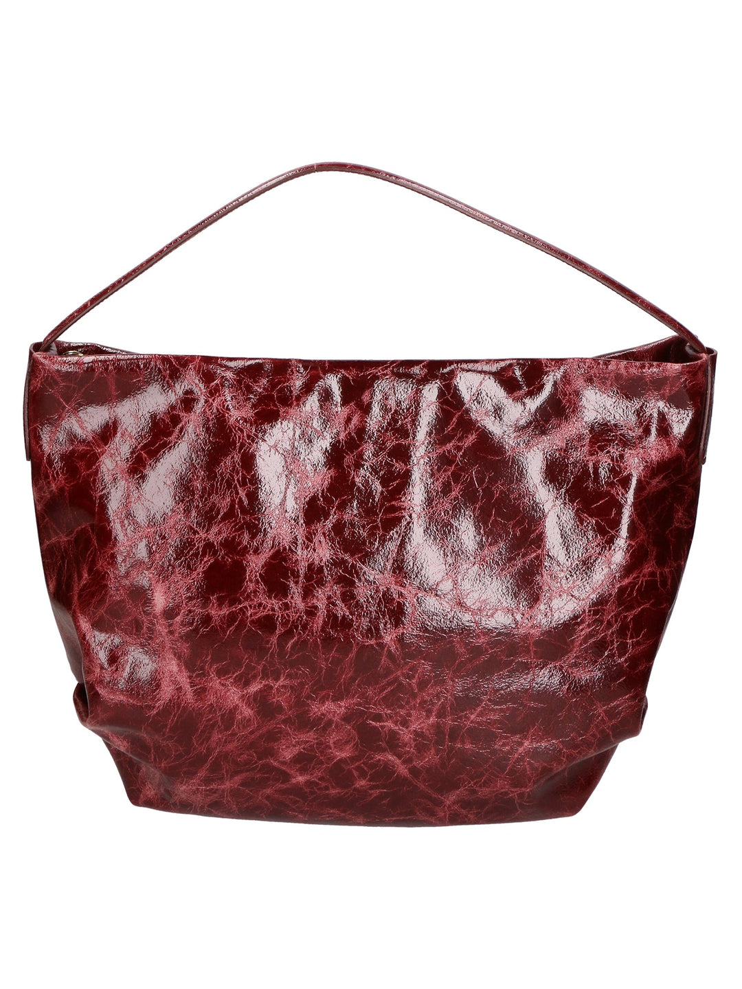 Borsa a spalla da Donna in Vera Pelle | gave lux | GLX220650723FBG-037_BORDO