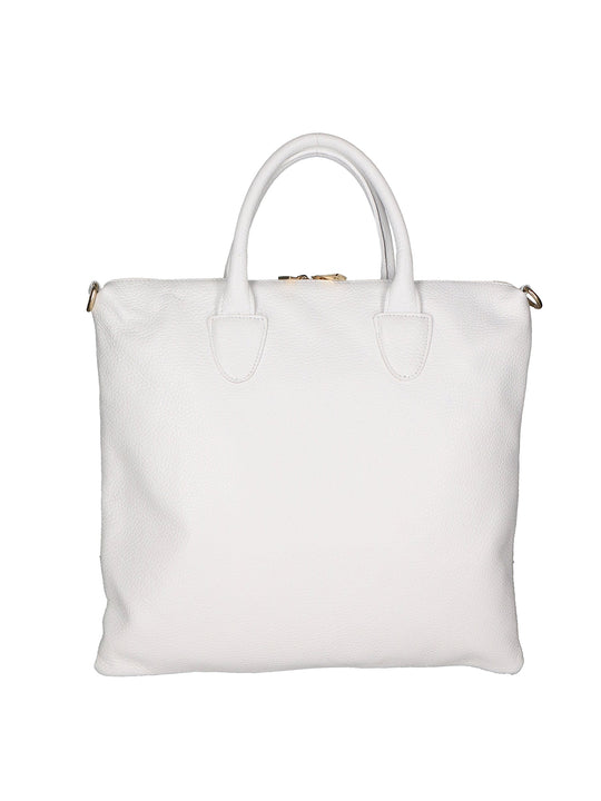 Borsa a spalla da Donna in Vera Pelle | Gave Lux | GLX220598123FBG-BIANCO_WHITE