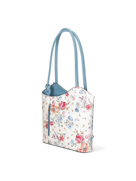 Borsa a spalla da Donna in Vera Pelle | Gave Lux | GLX228005623FBG-D24_BLU_JEANS