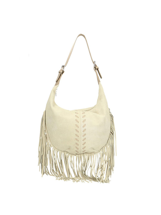 Borsa a spalla da Donna in Vera Pelle | Gave Lux | GLX22863023FBG-BEIGE