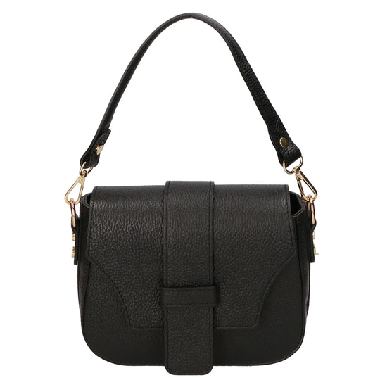 Borsa a spalla da Donna in Vera Pelle | Gave Lux | GLX220628223FBG-D28_NERO_BLACK