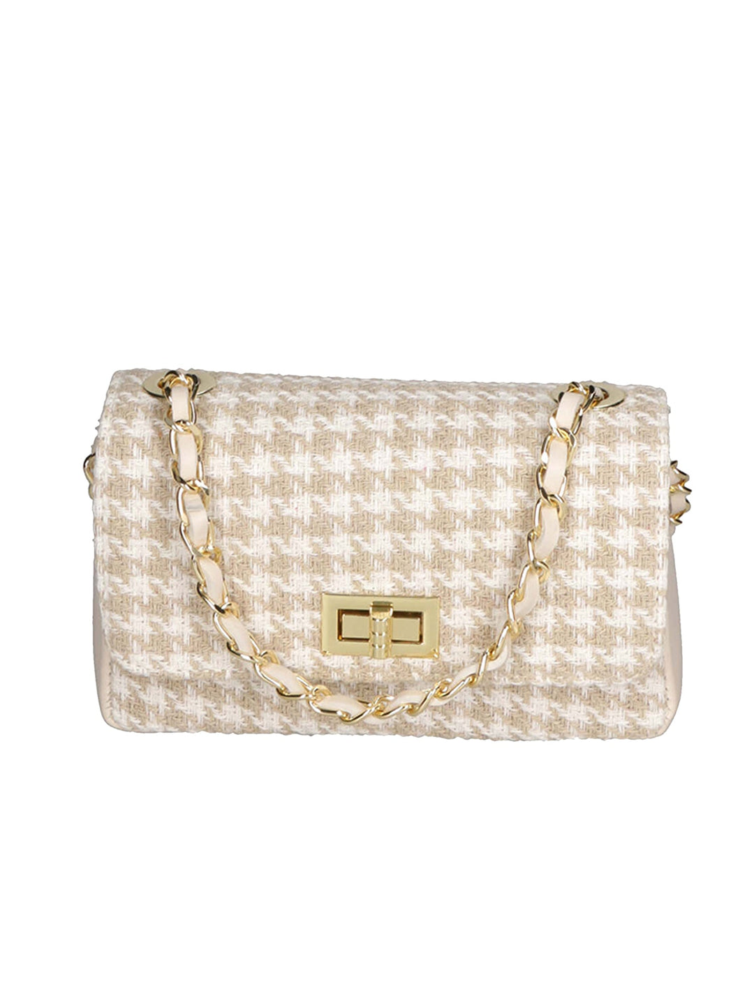 Borsa a spalla da Donna in Cotone | Gave Lux | GLX220501523FBG-05_TAUPE_CHIARO