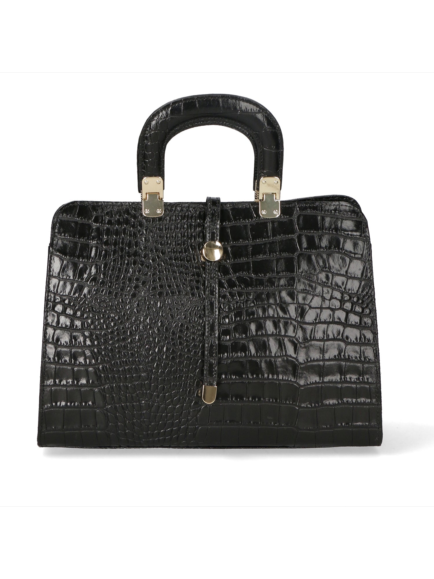 Borsa a mano da Donna in Vera Pelle | Gave Lux | GLX22213023FBG-NERO_BLACK