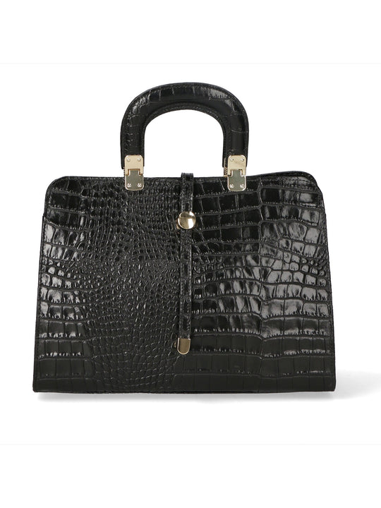 Borsa a mano da Donna in Vera Pelle | Gave Lux | GLX22213023FBG-NERO_BLACK