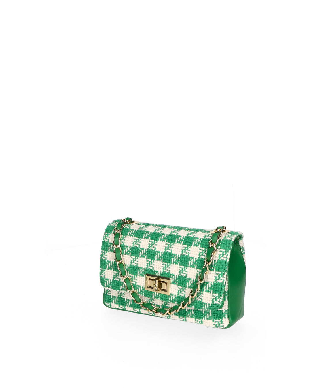 Borsa a tracolla da donna Misto Cotone e Pelle