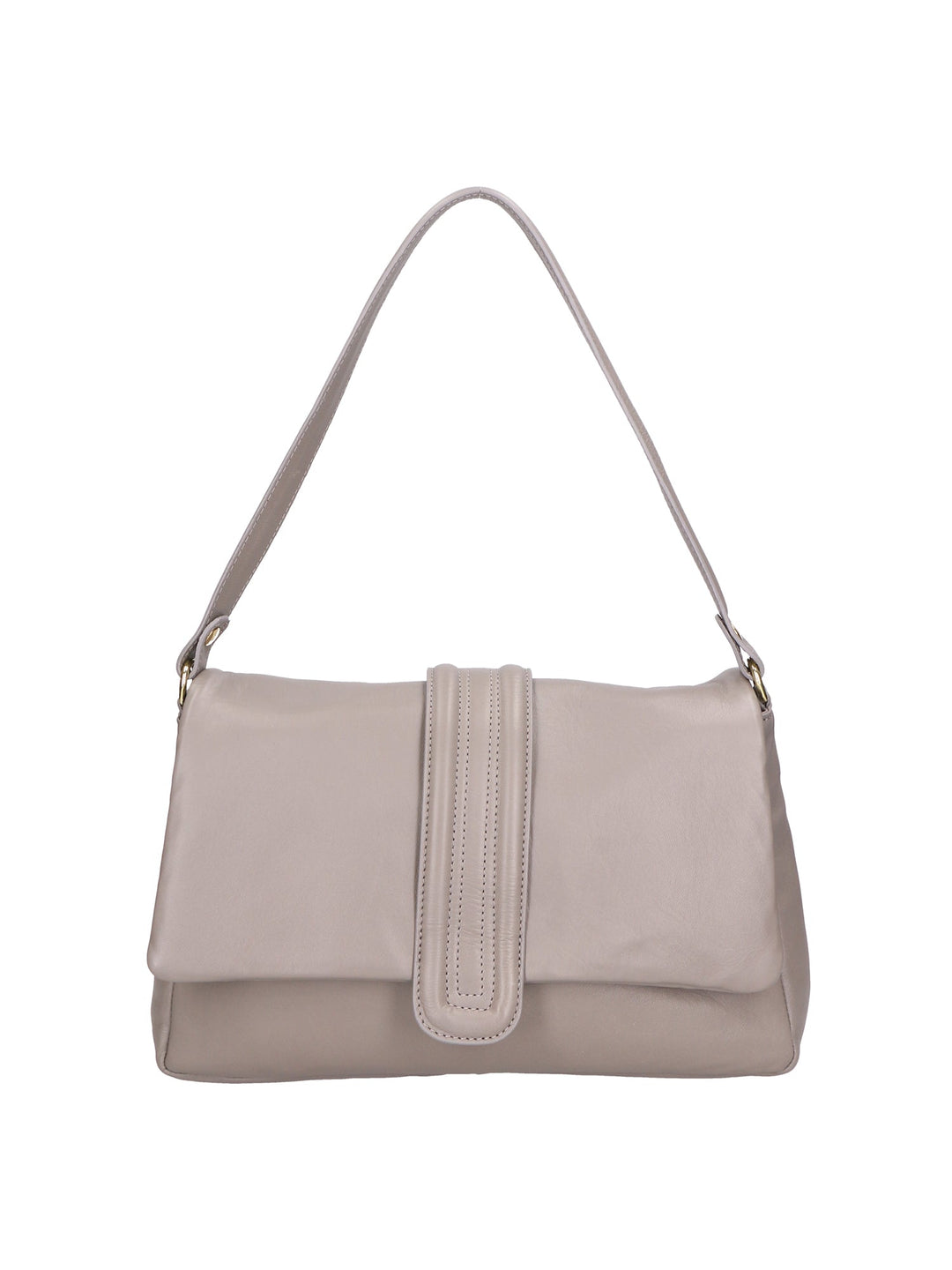 Borsa a spalla da donna In Vera pelle | gave lux | GLX220649623FBG-S77_GRIGIO_PERLA