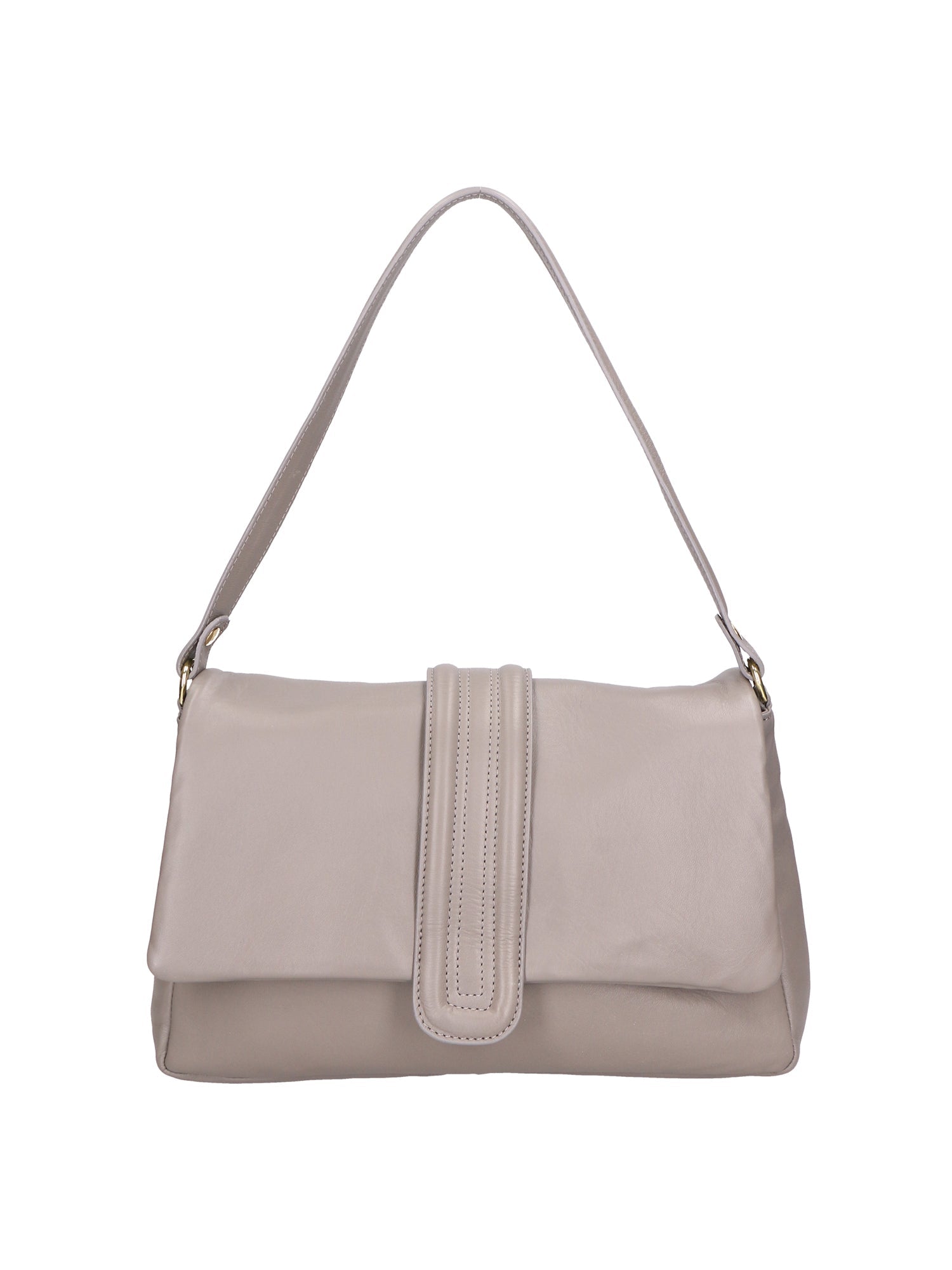 Borsa a spalla da donna In Vera pelle | gave lux | GLX220649623FBG-S77_GRIGIO_PERLA