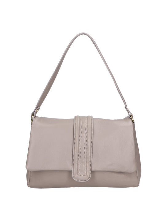 Borsa a spalla da donna In Vera pelle | gave lux | GLX220649623FBG-S77_GRIGIO_PERLA
