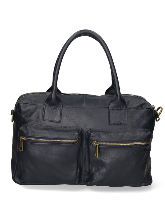 Borsa a mano da Donna in Vera Pelle | Gave Lux | GLX22617323FBG-S24_BLU_JEANS