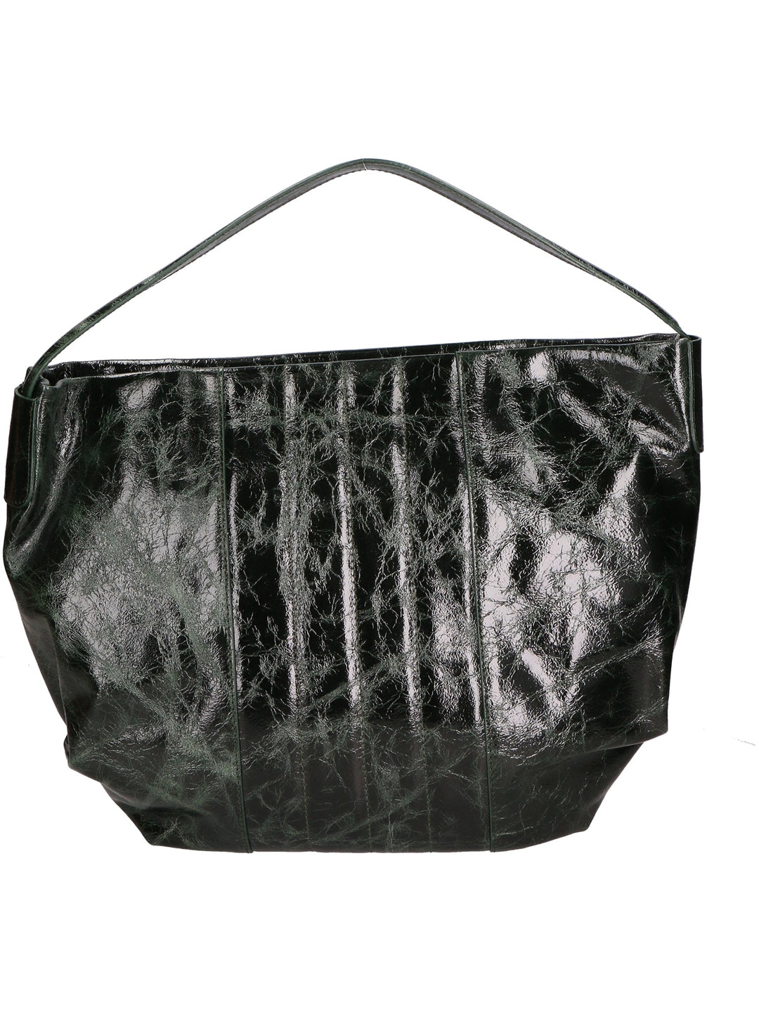 Borsa a spalla da Donna in Vera Pelle | gave lux | GLX220650723FBG-017_VERDE_BOTTIGLIA
