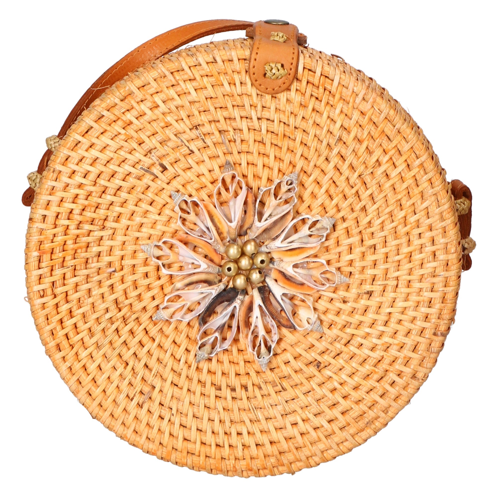 Borsa a tracolla da Donna in Paglia Intrecciata a mano | Gave Lux | GLX228812023FBG-ANITA