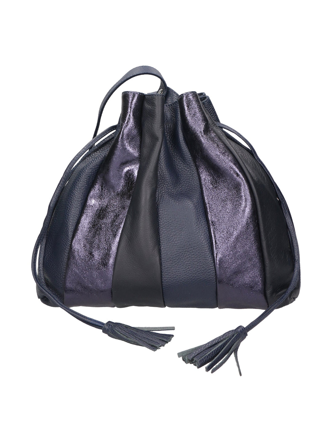 Borsa a spalla da Donna in Vera Pelle | Gave Lux | GLX2257604223FBG-BLU_DARK_BLUE