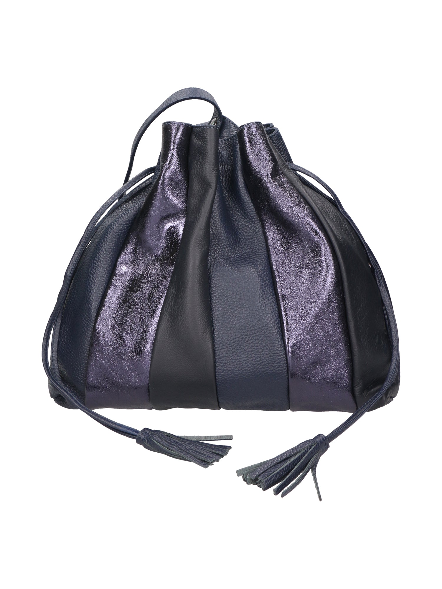 Borsa a spalla da Donna in Vera Pelle | Gave Lux | GLX2257604223FBG-BLU_DARK_BLUE
