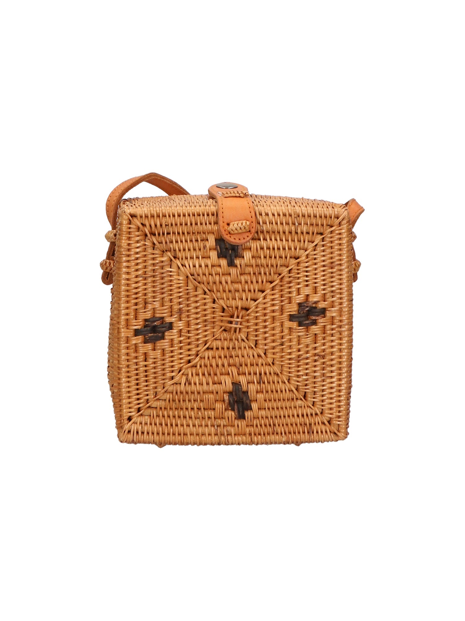 Borsa a spalla da Donna in Rattan | Gave Lux | GLX228800523FBG-MIX