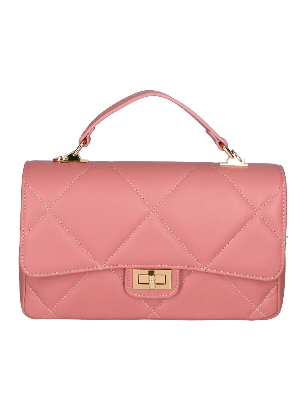 Borsa a spalla da Donna in Vera Pelle | gave lux | GLX220687923FBG-S73_ROSA_ANTICO