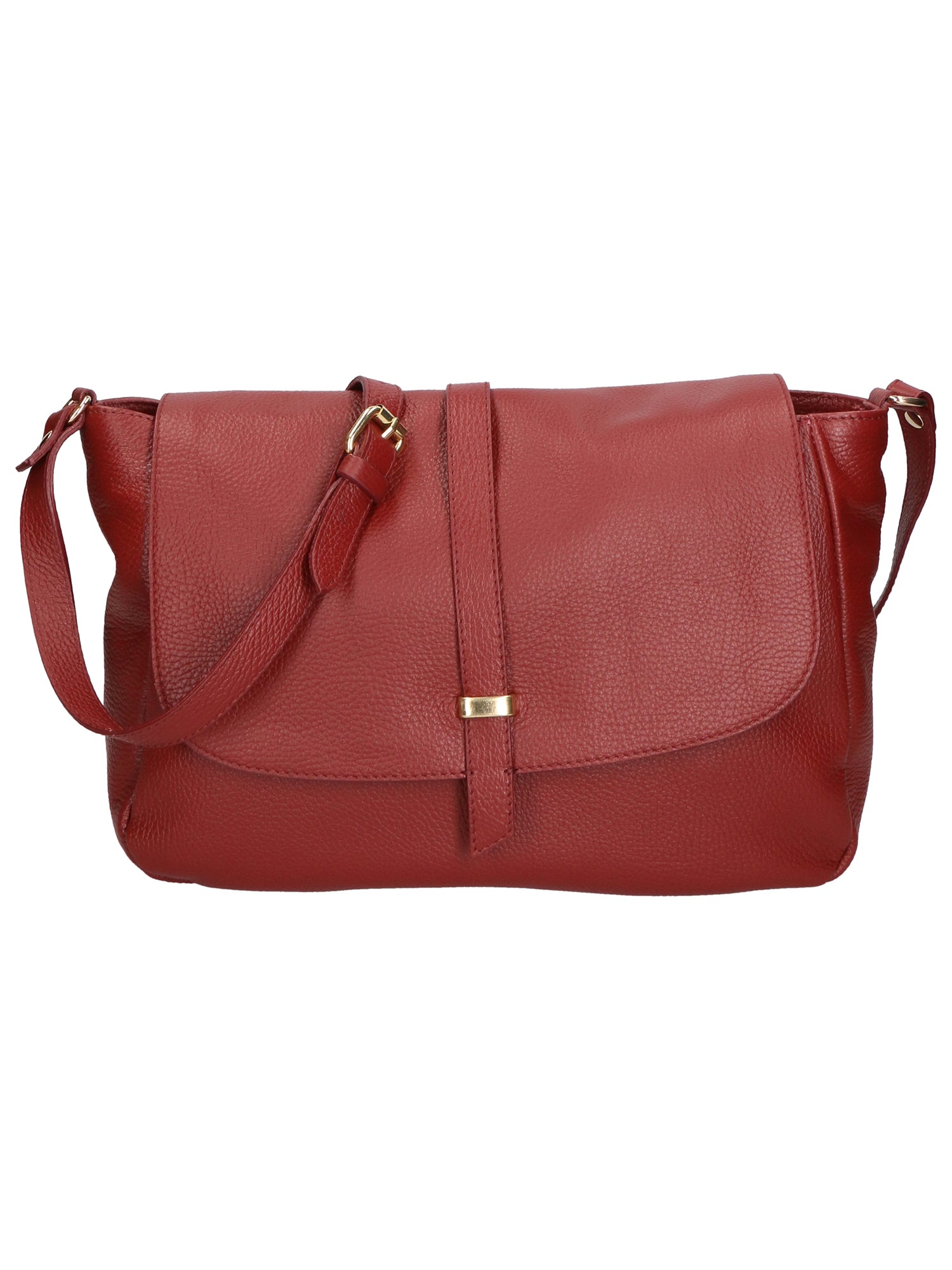 Borsa a spalla da Donna in Vera Pelle | gave lux | GLX220651923FBG-D10_ROSSO_SCURO