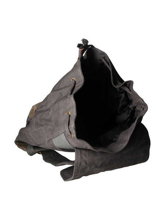 Mavi’ Zaino unisex in Canvas e pelle