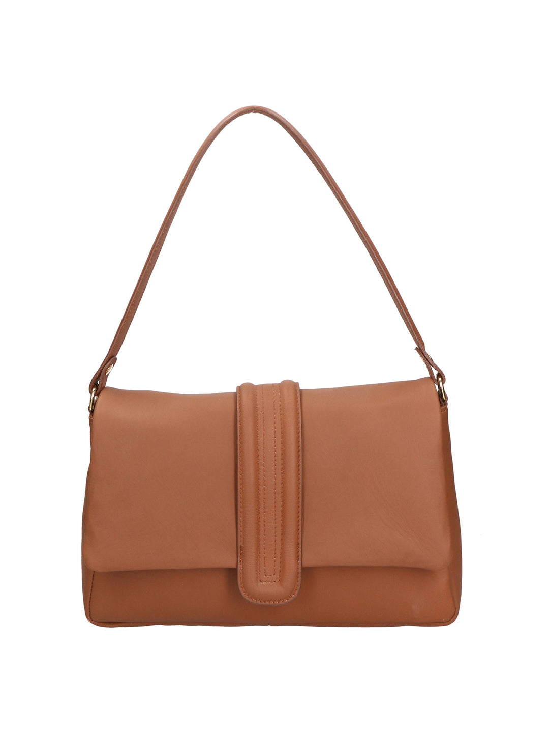 borsa a spalla da Donna in Vera Pelle | gave lux | GLX220649623FBG-S17_CUOIO_SCURO