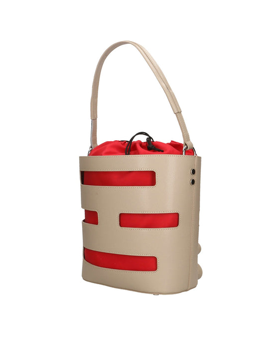 Damen-Beuteltasche aus echtem Leder