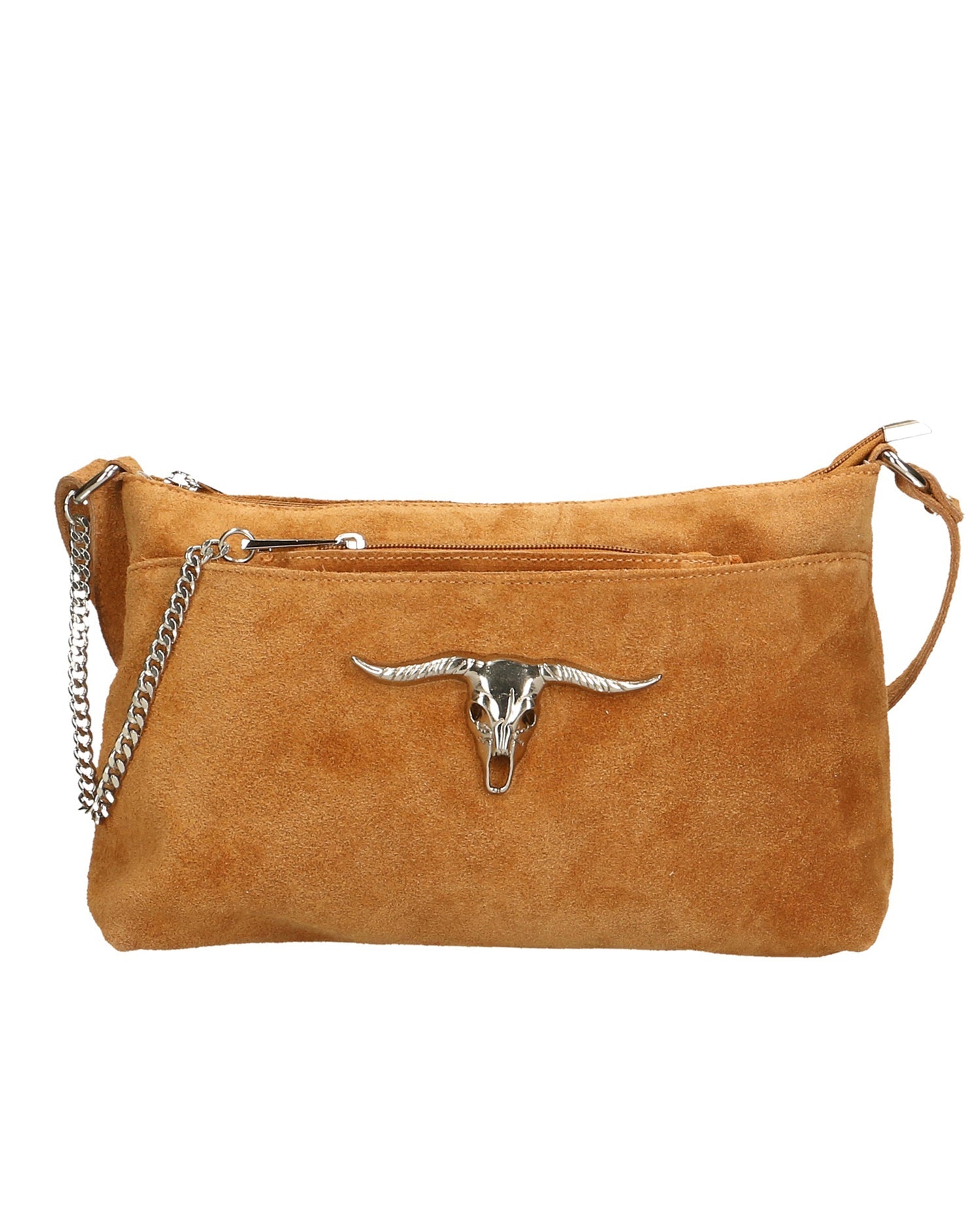 Borsa a tracolla da donna In Vera pelle | Gave Lux | GLX22865023FBG-CUOIO