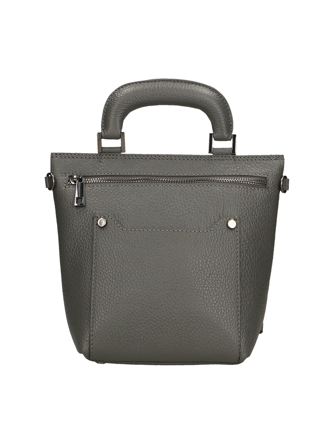 Borsa a mano da Donna in Vera Pelle | Gave Lux | GLX220220923FBG-D27_GRIGIO_SCURO_DARK_GREY