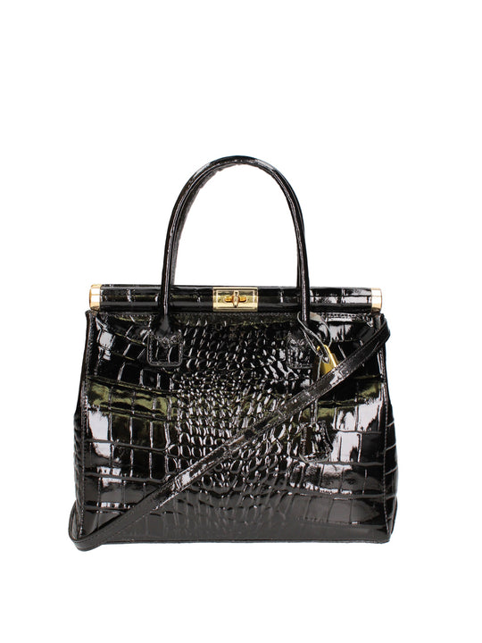 Delfina Damenhandtasche aus echtem Leder