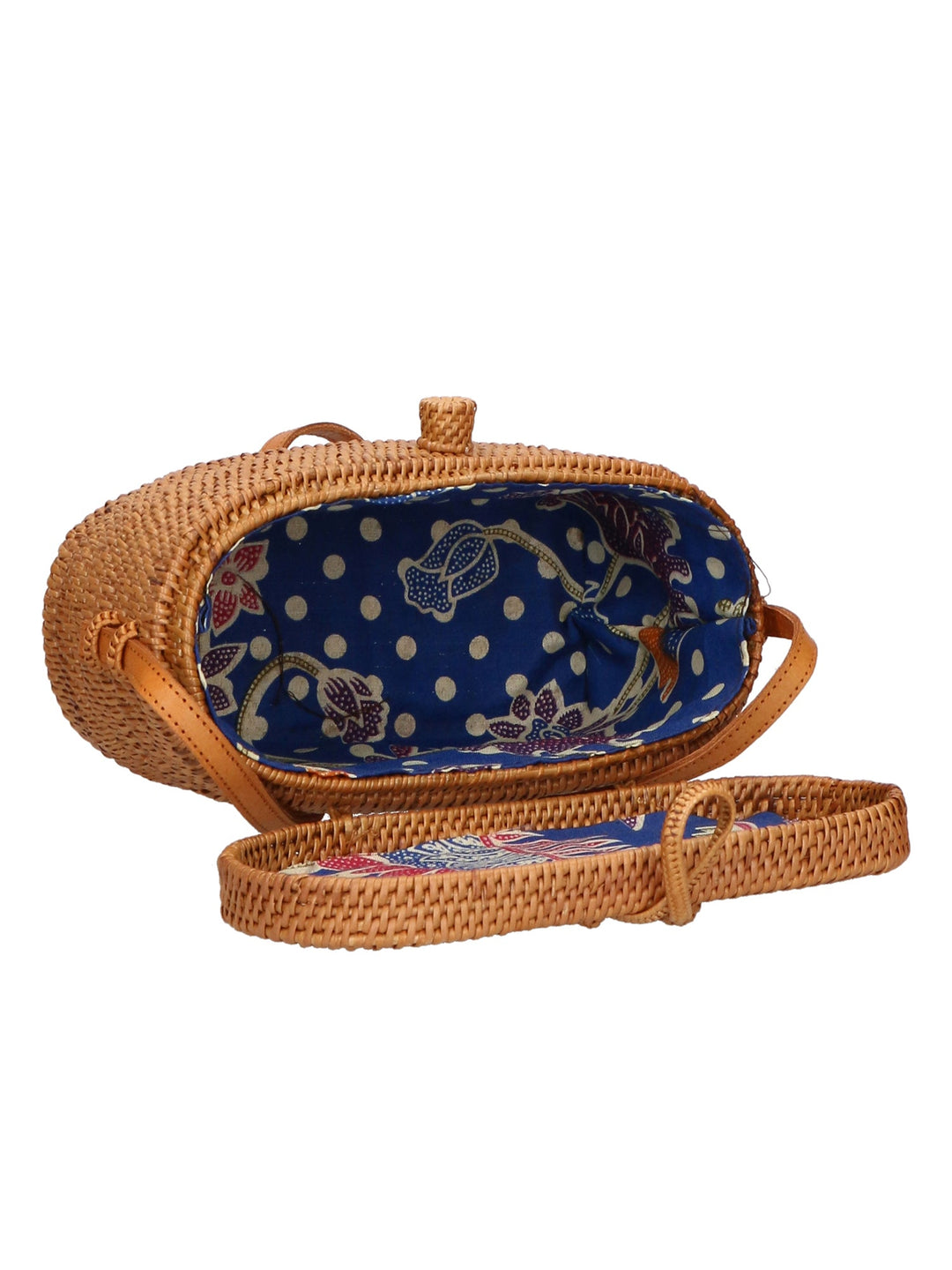 Leda Borsa a tracolla da Donna in Rattan