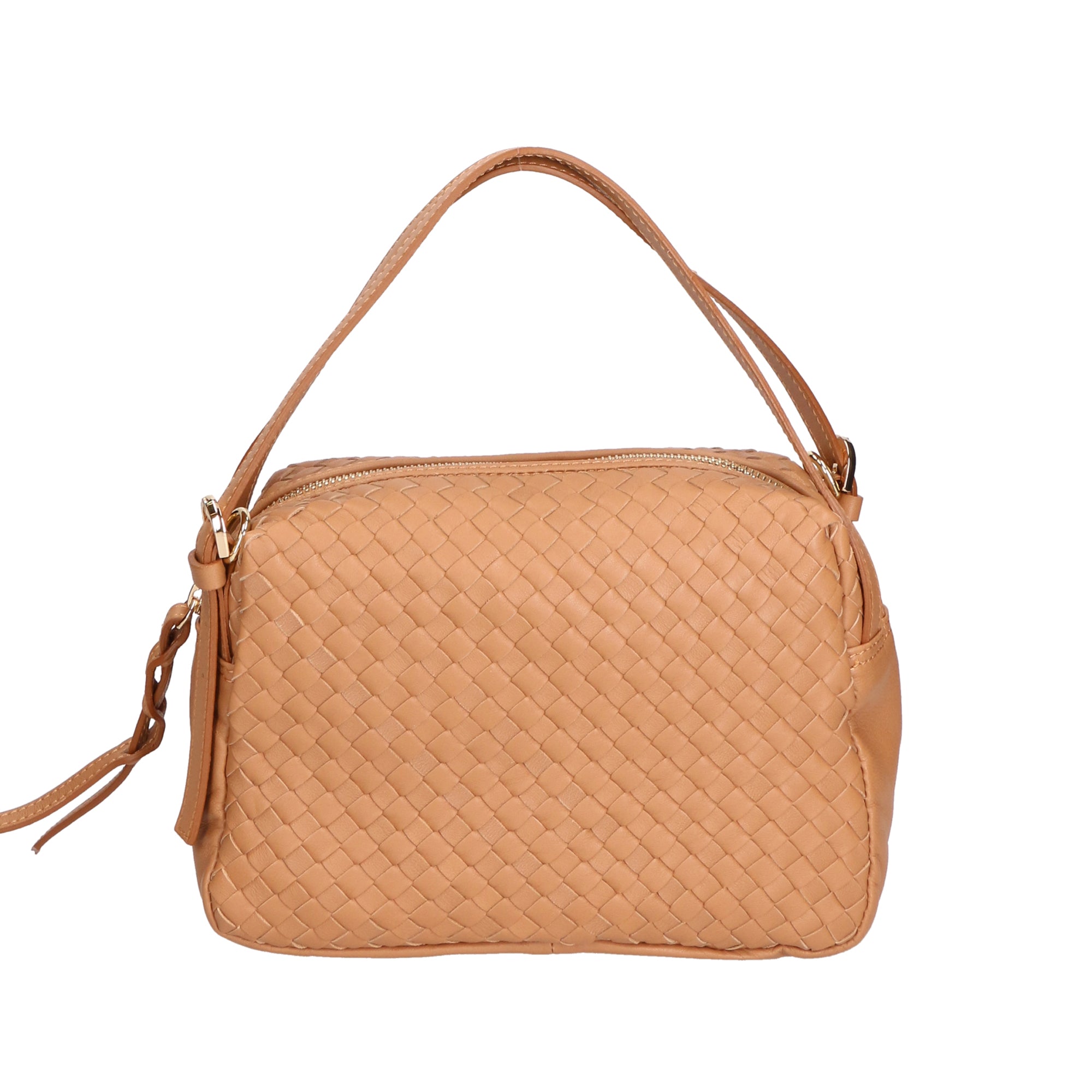 Borsa a spalla da Donna in Vera Pelle | Gave Lux | GLX220605423FBG-MANDORLA