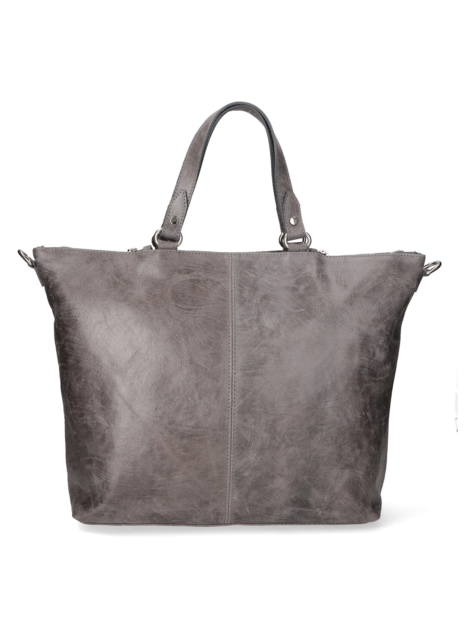 Borsa a spalla da Donna in Vera Pelle | Gave Lux | GLX228005523FBG-GRIGIO
