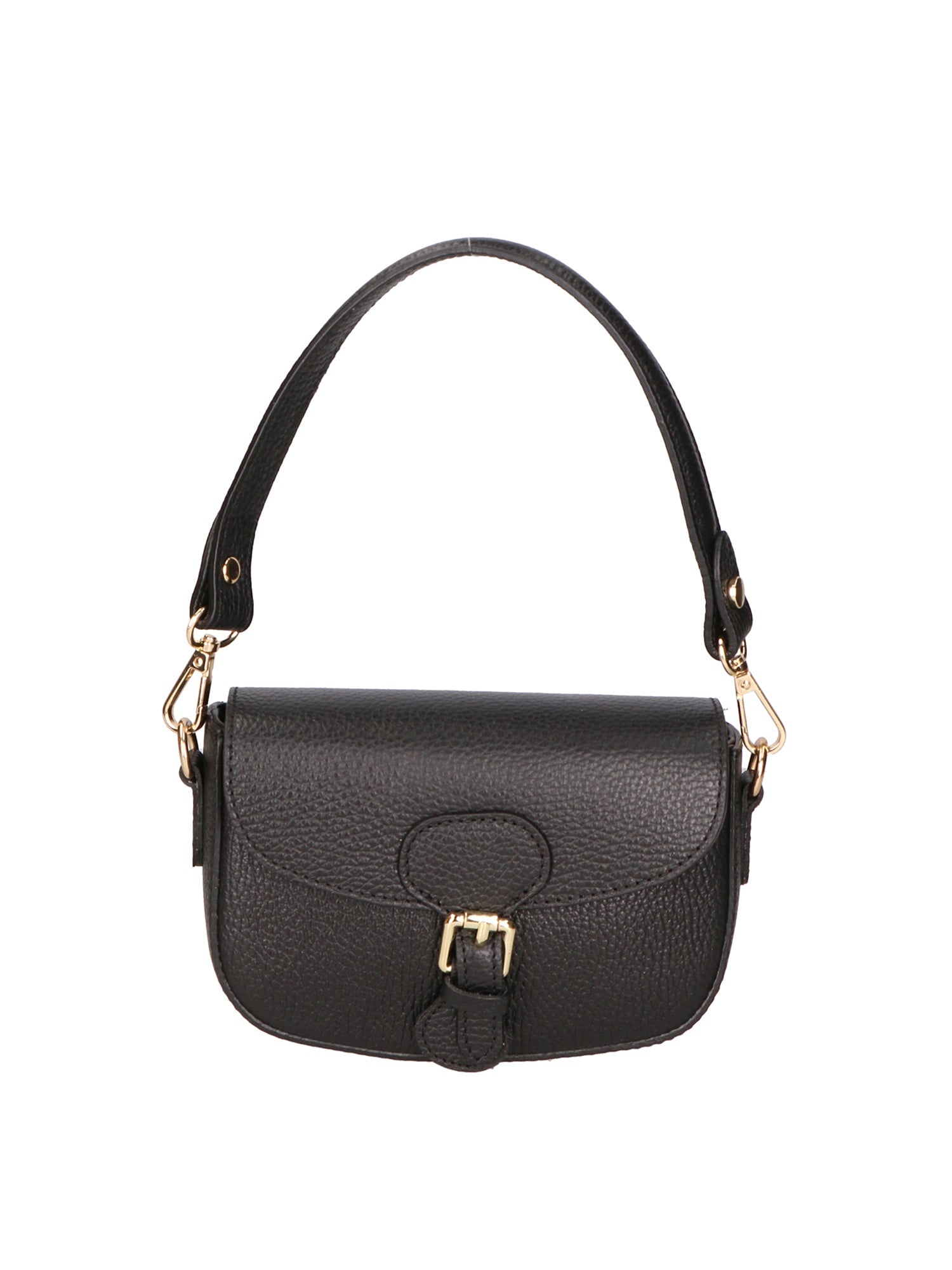 Borsa a spalla da Donna in Vera Pelle | gave lux | GLX220652623FBG-D28_NERO_BLACK