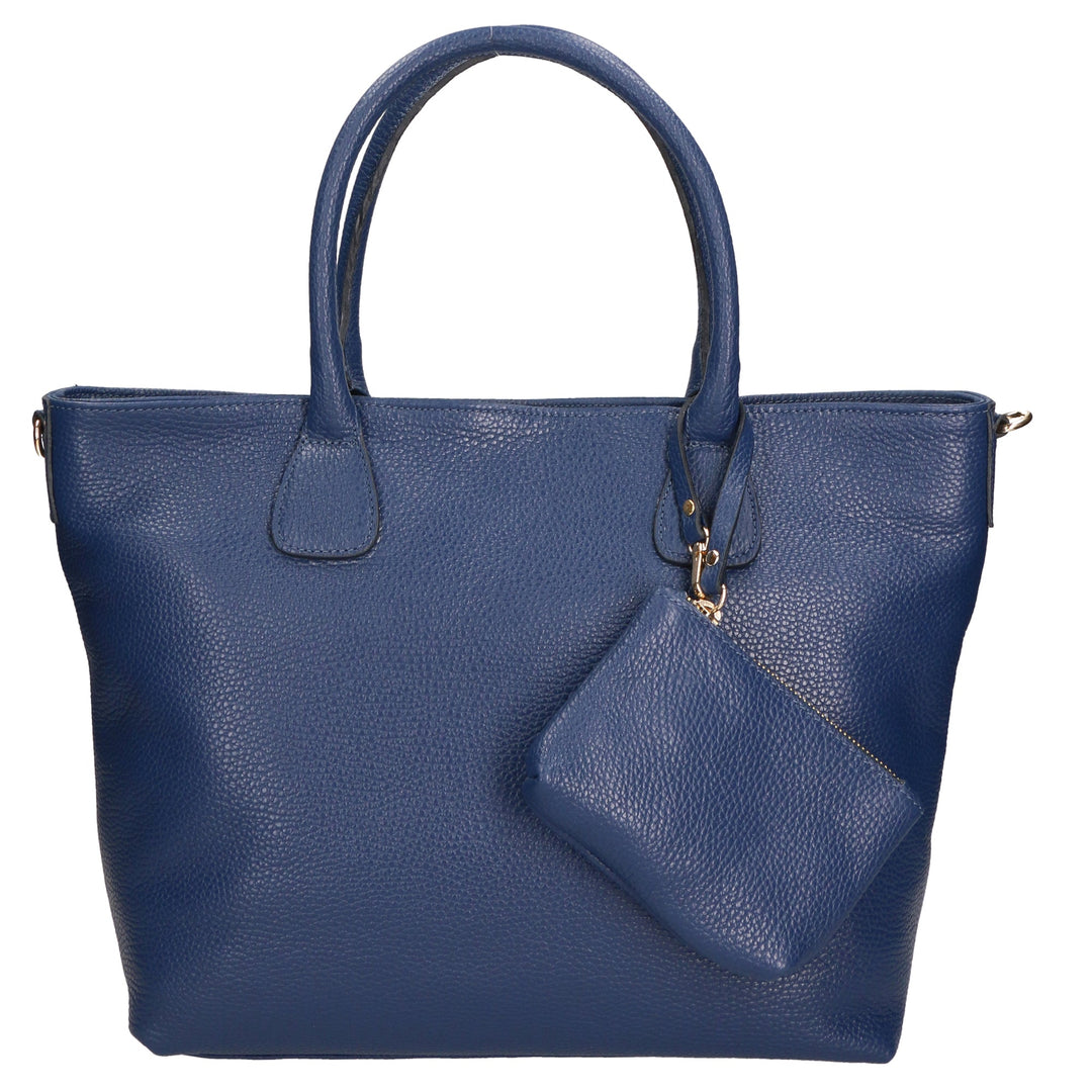 Borsa a mano unisex In Vera pelle | gave lux | GLX220652023FBG-D24_BLU_JEANS