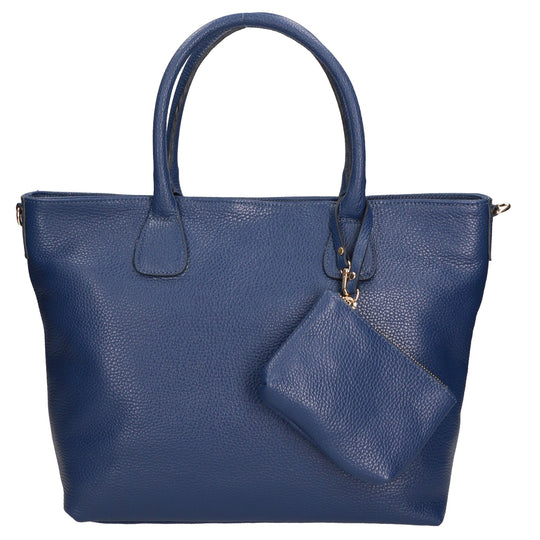 Borsa a mano unisex In Vera pelle | gave lux | GLX220652023FBG-D24_BLU_JEANS