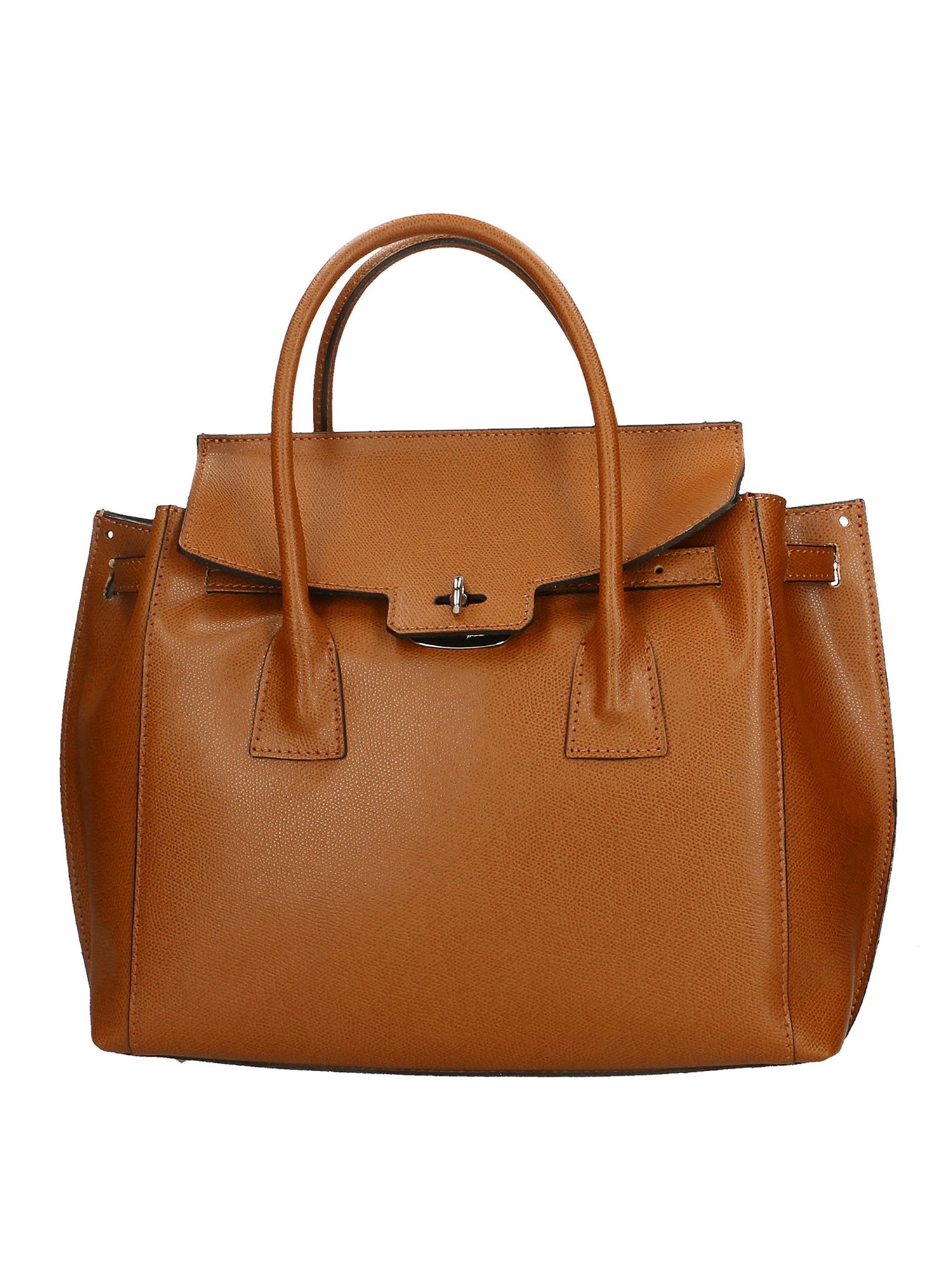 borsa a mano da Donna in Vera Pelle | Gave Lux | GLX22770523FBG-P_608_CUOIO_SCURO_DARK_COGNAC