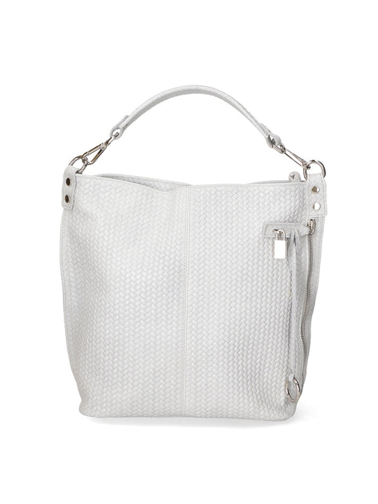 borsa a spalla da Donna in Vera Pelle | Gave Lux | GLX228005123FBG-GRIGIO