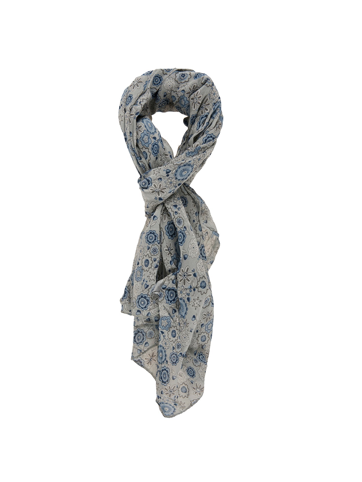 Foulard Unisex in Cotone e seta | Gave Lux | GLX22L101823FBG-GRIGIO