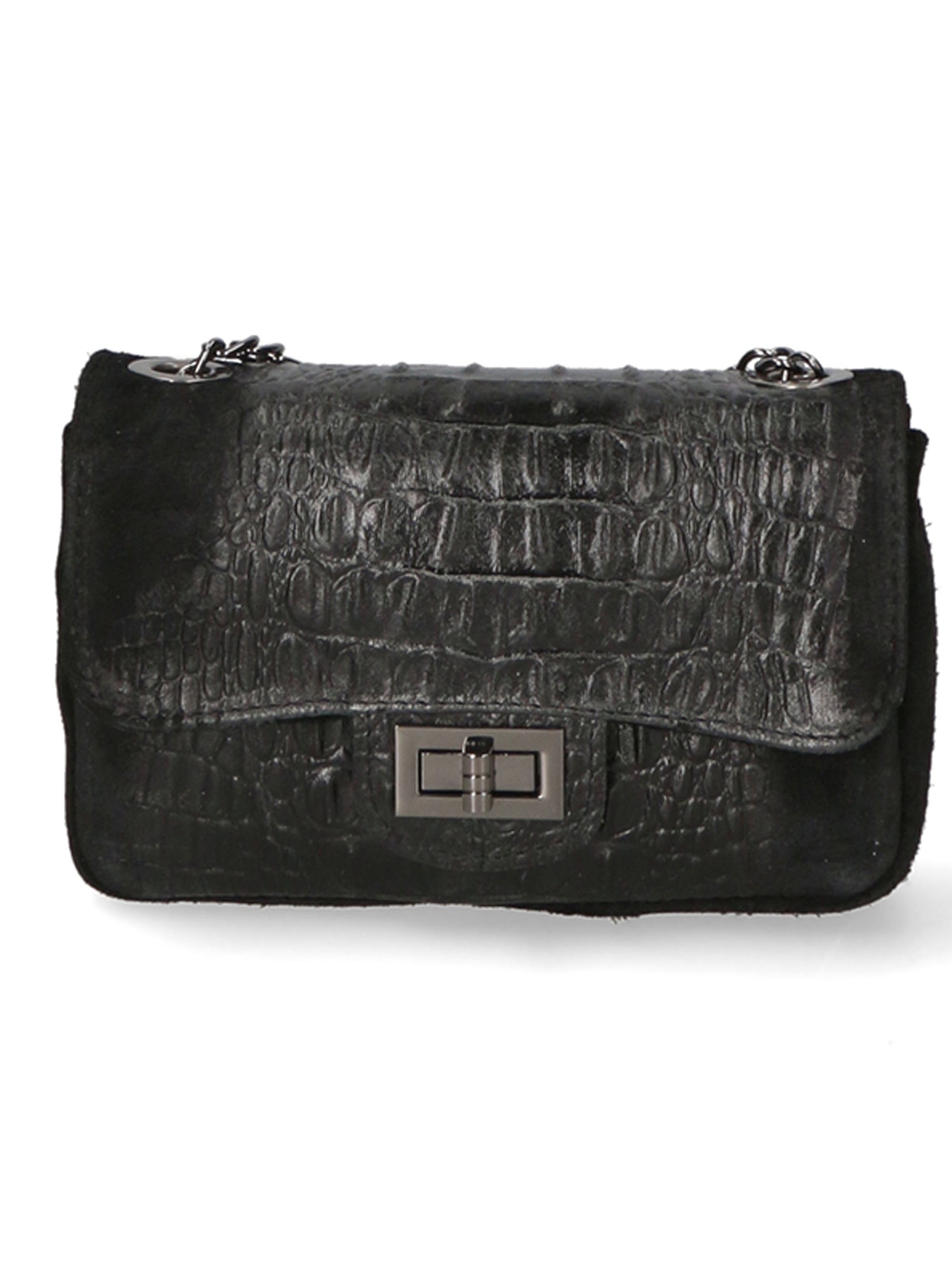 Borsa a tracolla da Donna in Vera Pelle | Gave Lux | GLX221002923FBG-NERO