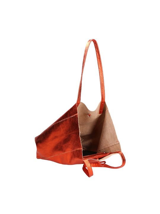 Genny Borsa a spalla da Donna in Vera Pelle